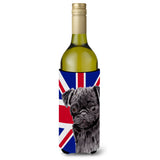Pug With English Union Jack British Flag Wine Bottle Beverage Insulator Hugger Sc9823Literk