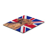 Caroline'S Treasures Vizsla With English Union Jack British Flag Mouse Pad/Hot Pad/Trivet (Sc9835Mp)