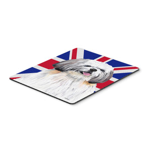 Caroline'S Treasures Shih Tzu With English Union Jack British Flag Mouse Pad/Hot Pad/Trivet (Sc9840Mp)