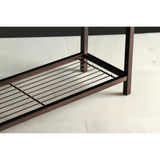 Kingston Brass Scc8365 Edenscape Freestanding Iron Towel Rack, Oil Rubbed Bronze
