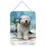 Caroline'S Treasures Old English Sheepdog By Don Squires Wall Or Door Hanging Prints Sdsq0304Ds1216, 16Hx12W, Multicolor