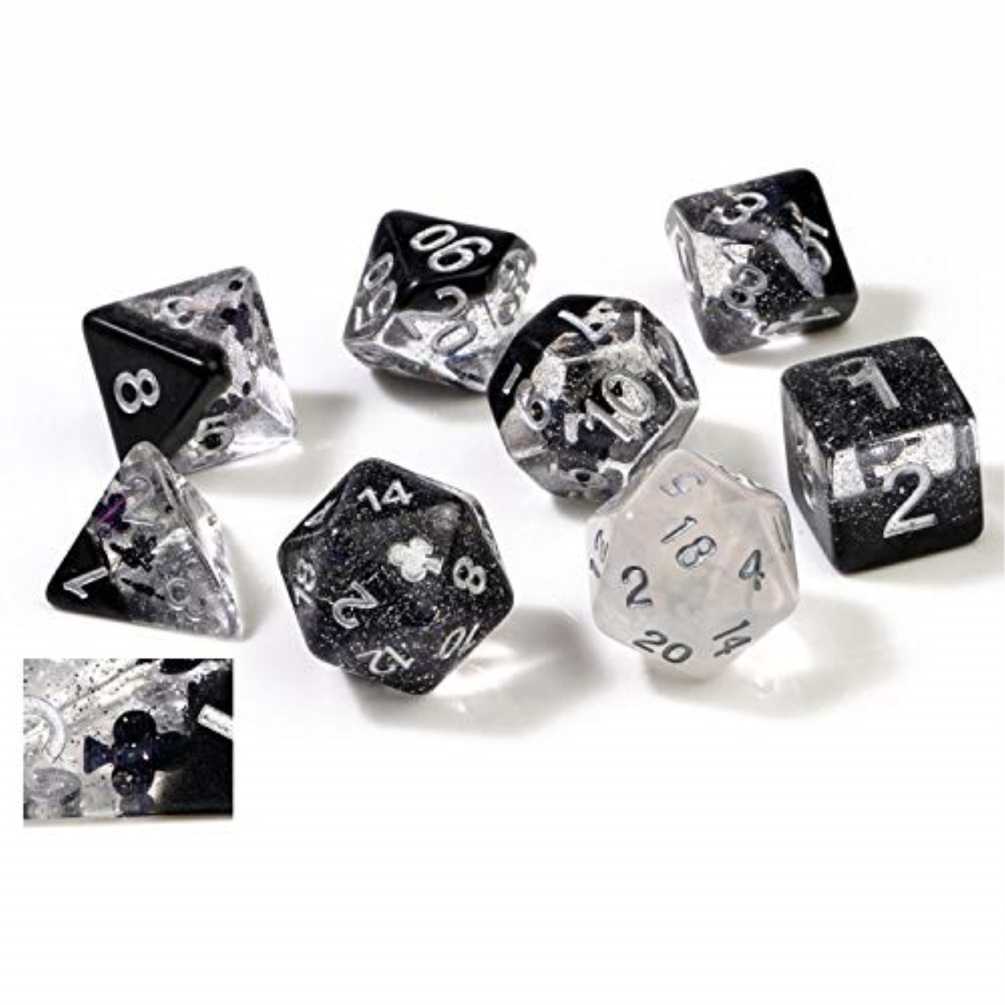 Sirius Dice Sdz000504 Clubs Dices Cards Collection - Set Of 7