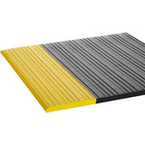 Tuff-Spun 3/8 Rib-Surface 4'x12' Black w/Yellow