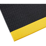 Tuff-Spun 3/8 Pebble-Surface 3'x60' Black w/Yellow
