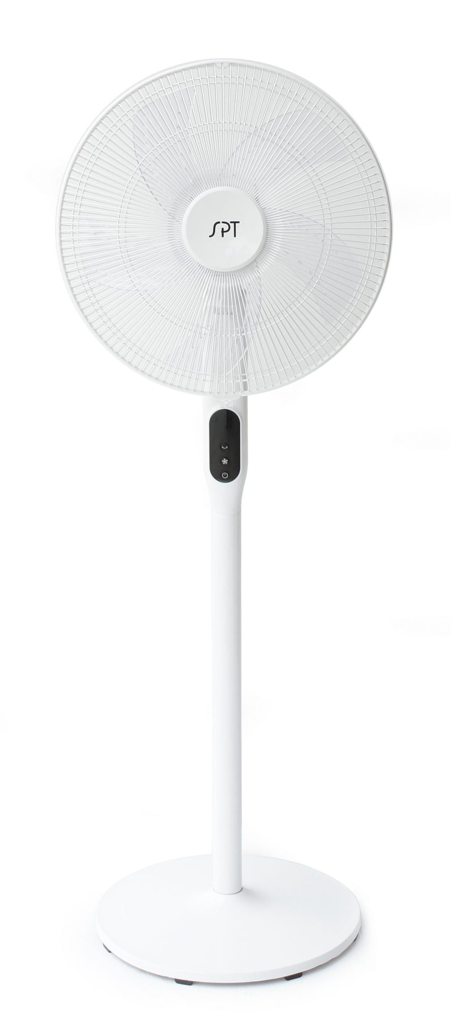 16 Dc-Motor Energy Saving Stand Fan With Remote And Timer-Piano White