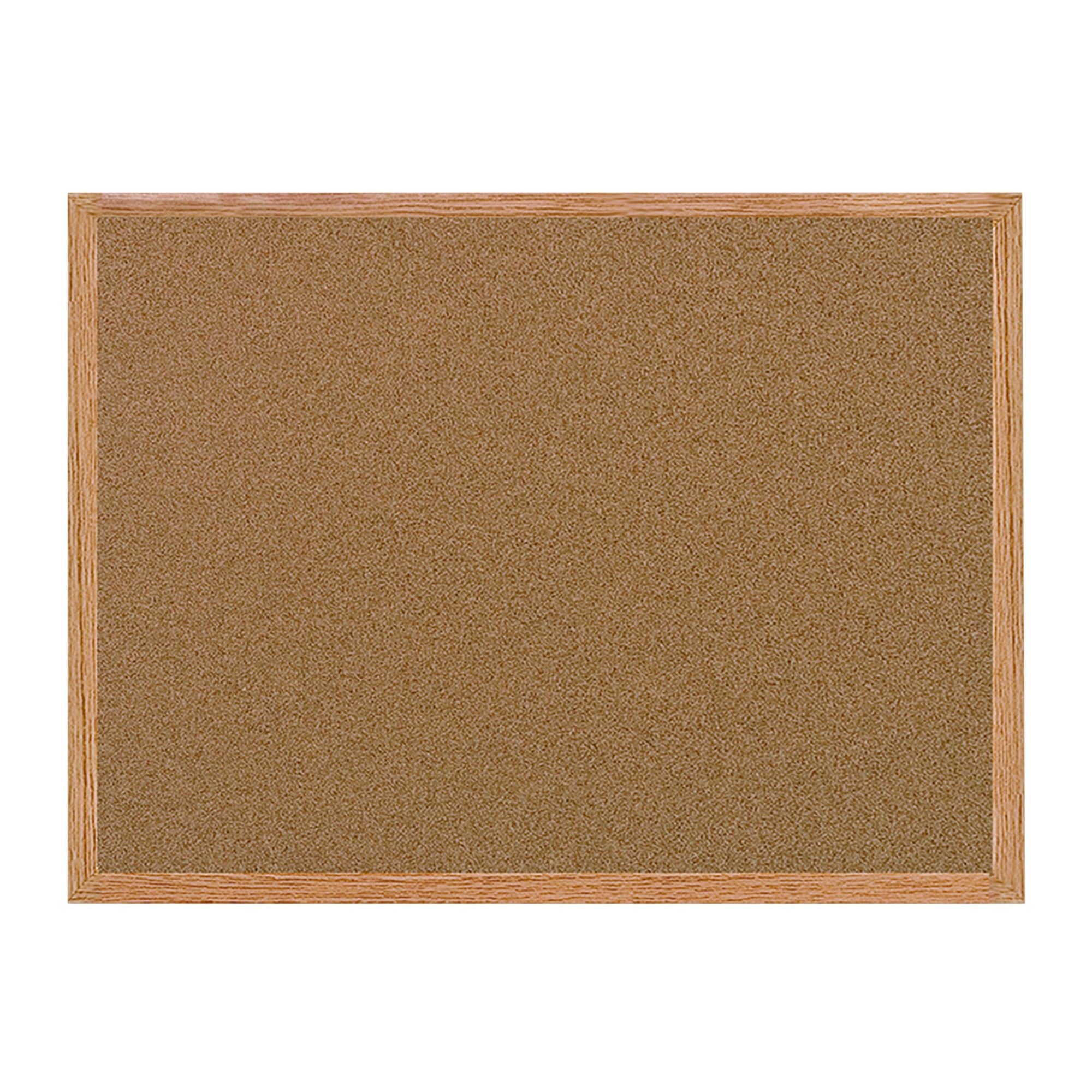 Cork Bulletin Board, Oak Mdf Frame