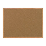 Cork Bulletin Board, Oak Mdf Frame