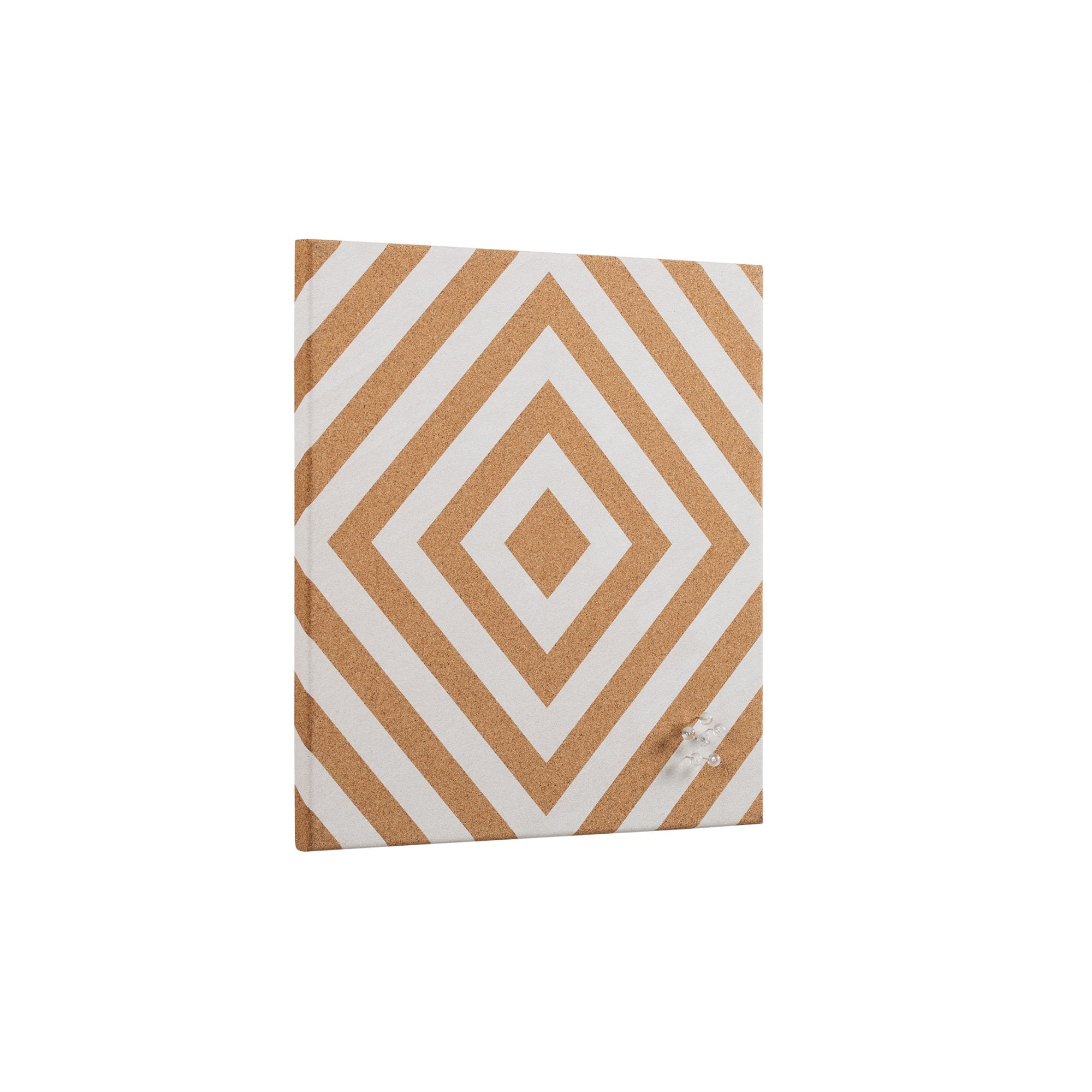 Chevron Frameless Cork Bulletin Board