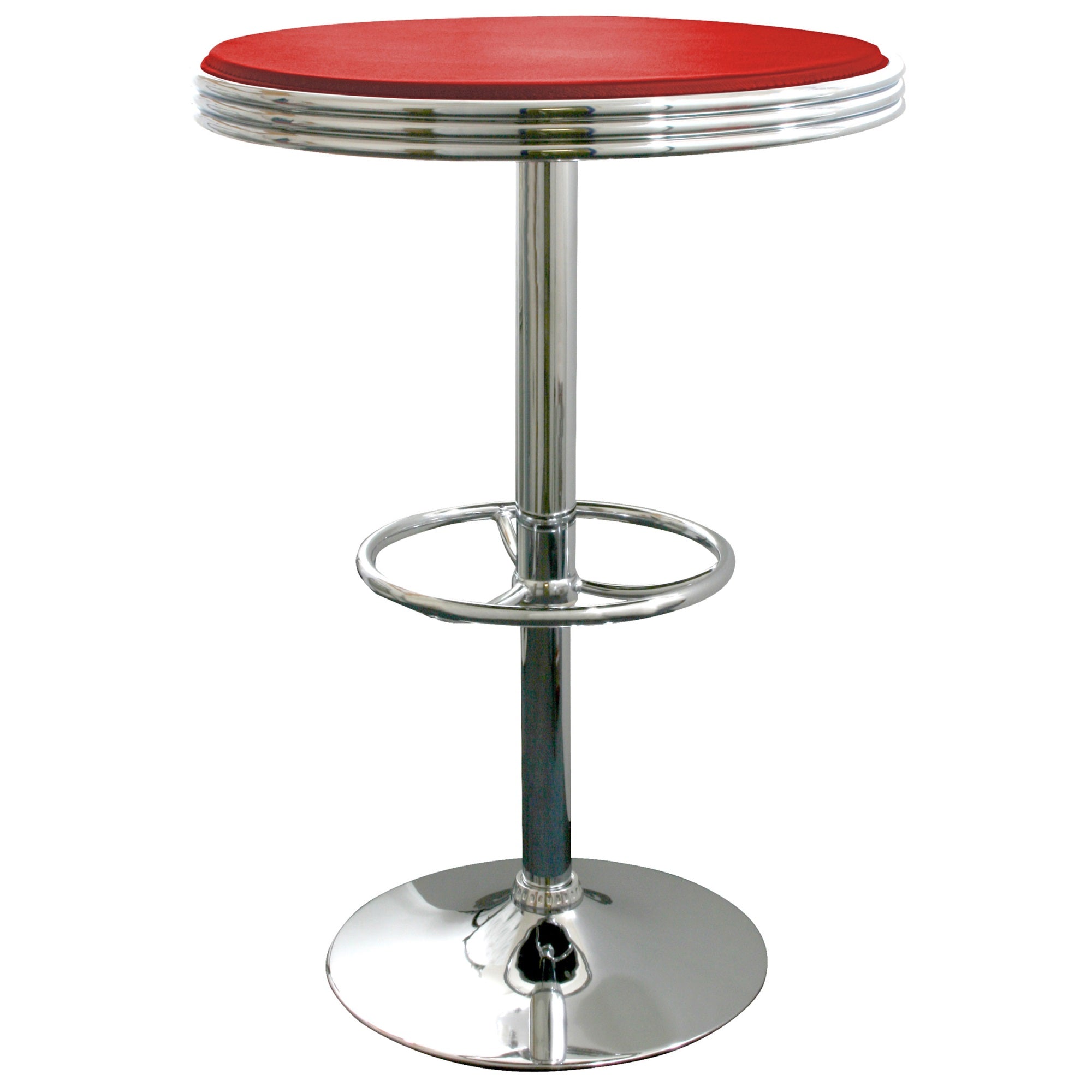Amerihome Sftabler Retro Soda Shop Table - Red