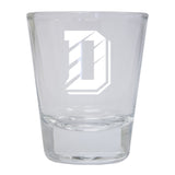 Davidson College Etched Round Shot Glass 2-Pack