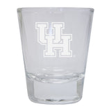 University Of Houston Etched Round Shot Glass 2-Pack