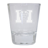 Mercer University Etched Round Shot Glass 2-Pack