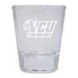 Virginia Commonwealth Etched Round Shot Glass 2-Pack