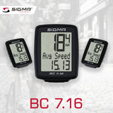 SIGMA Bicycle Computer - BC 7.16, Analogue Wireless