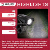 SIGMA Light - BUSTER 100, Power Light w/ optional NUGGET II Flash