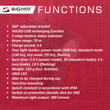 SIGMA Light - BUSTER 300, Power Light w/ Optional Nugget II Flash