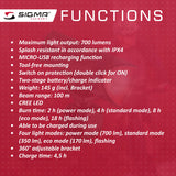 SIGMA Light - BUSTER 700