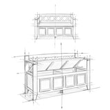 Amherst Entryway Storage Bench