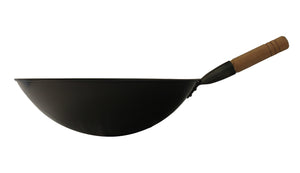 17 Cool Roll Iron Wok, Handle (Induction Ready)
