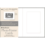 CARD PHOTO FRAME WHT 40PK 5X7