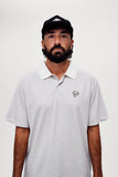 Labyrinth Polo - Grey / White