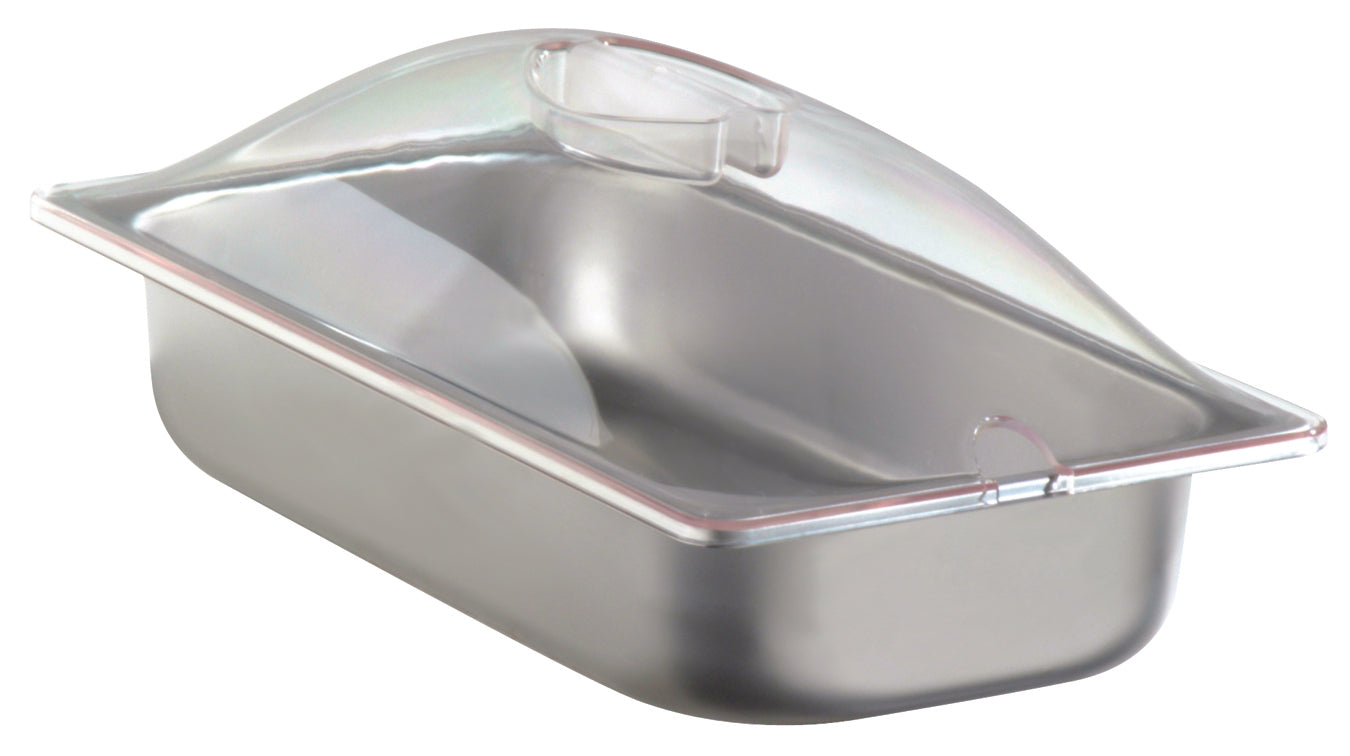 1/3 Size (2.6 Qt.) Chafing Pan & Plastic Lid
