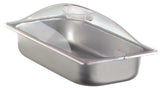 1/3 Size (2.6 Qt.) Chafing Pan & Plastic Lid