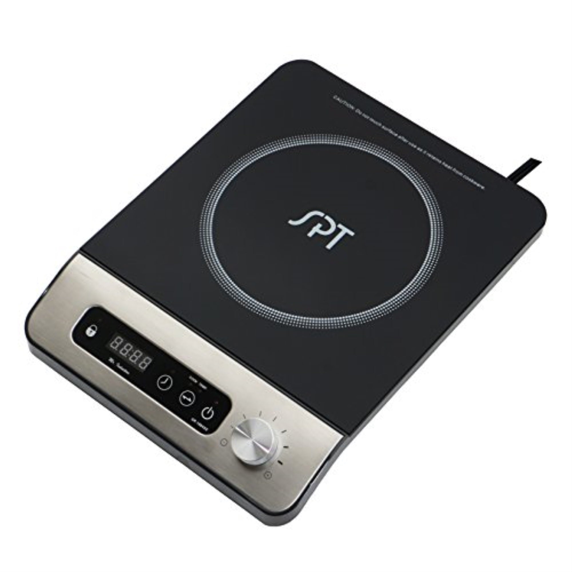 1650W Induction With Stainless Steel Panel & Control Knob + Pot Combo