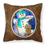 Caroline'S Treasures Ss1002Pw1414 Boykin Spaniel Decorative Canvas Fabric Pillow, Large, Multicolor