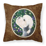 Caroline'S Treasures Ss1055Pw1414 Dandie Dinmont Terrier Decorative Canvas Fabric Pillow, Large, Multicolor