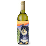 Finnish Lapphund Wine Bottle Beverage Insulator Beverage Insulator Hugger Ss1057Literk