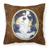 Caroline'S Treasures Ss1059Pw1414 Bernese Mountain Dog Decorative Canvas Fabric Pillow, Large, Multicolor