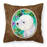 Caroline'S Treasures Ss1064Pw1414 Westie Decorative Canvas Fabric Pillow, Large, Multicolor