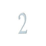 3 Inch Stainless Steel Self Adhesive Address Number. Number: 2