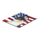 Caroline'S Treasures Mouse/Hot Pad/Trivet, Usa American Flag With Fox Terrier (Ss4002Mp)