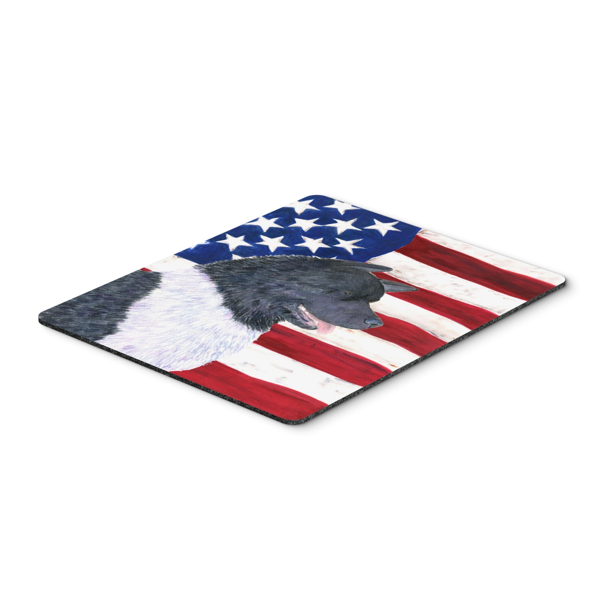 Caroline'S Treasures Mouse/Hot Pad/Trivet, Usa American Flag With Akita (Ss4005Mp)