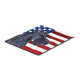 Caroline'S Treasures Mouse/Hot Pad/Trivet, Usa American Flag With Scottish Terrier (Ss4014Mp)