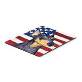 Caroline'S Treasures Mouse/Hot Pad/Trivet, Usa American Flag With Doberman (Ss4022Mp)