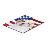 Caroline'S Treasures Mouse/Hot Pad/Trivet, Usa American Flag With Clumber Spaniel (Ss4027Mp)