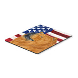 Caroline'S Treasures Mouse/Hot Pad/Trivet, Usa American Flag With Chow Chow (Ss4029Mp)