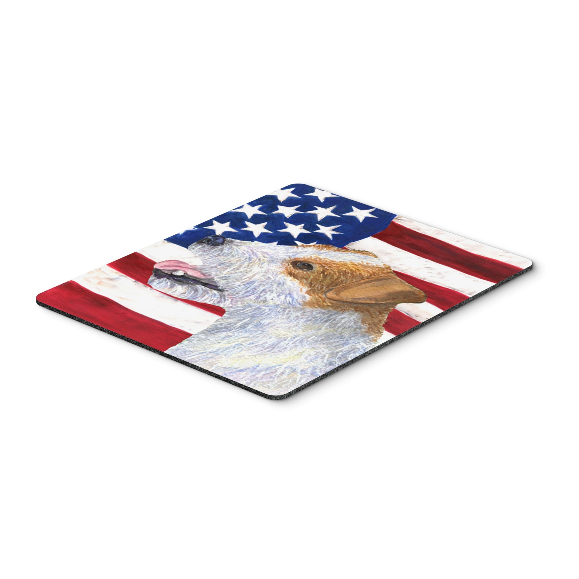 Caroline'S Treasures Mouse/Hot Pad/Trivet, Usa American Flag With Jack Russell Terrier (Ss4031Mp)