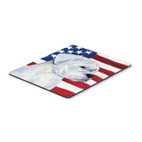 Caroline'S Treasures Mouse/Hot Pad/Trivet, Usa American Flag With Boxer (Ss4036Mp)