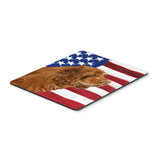 Caroline'S Treasures Mouse/Hot Pad/Trivet, Usa American Flag With Sussex Spaniel (Ss4037Mp)