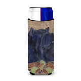 Chow Chow On Faux Burlap With Pine Cones Ultra Beverage Insulators For Slim Cans Ss4090Muk