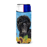 Affenpinscher In Summer Flowers Ultra Beverage Insulators For Slim Cans Ss4144Muk