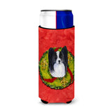 Papillon Cristmas Wreath Ultra Beverage Insulators For Slim Cans Ss4192Muk