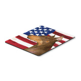 Caroline'S Treasures Mouse/Hot Pad/Trivet, Usa American Flag With Doberman (Ss4224Mp)