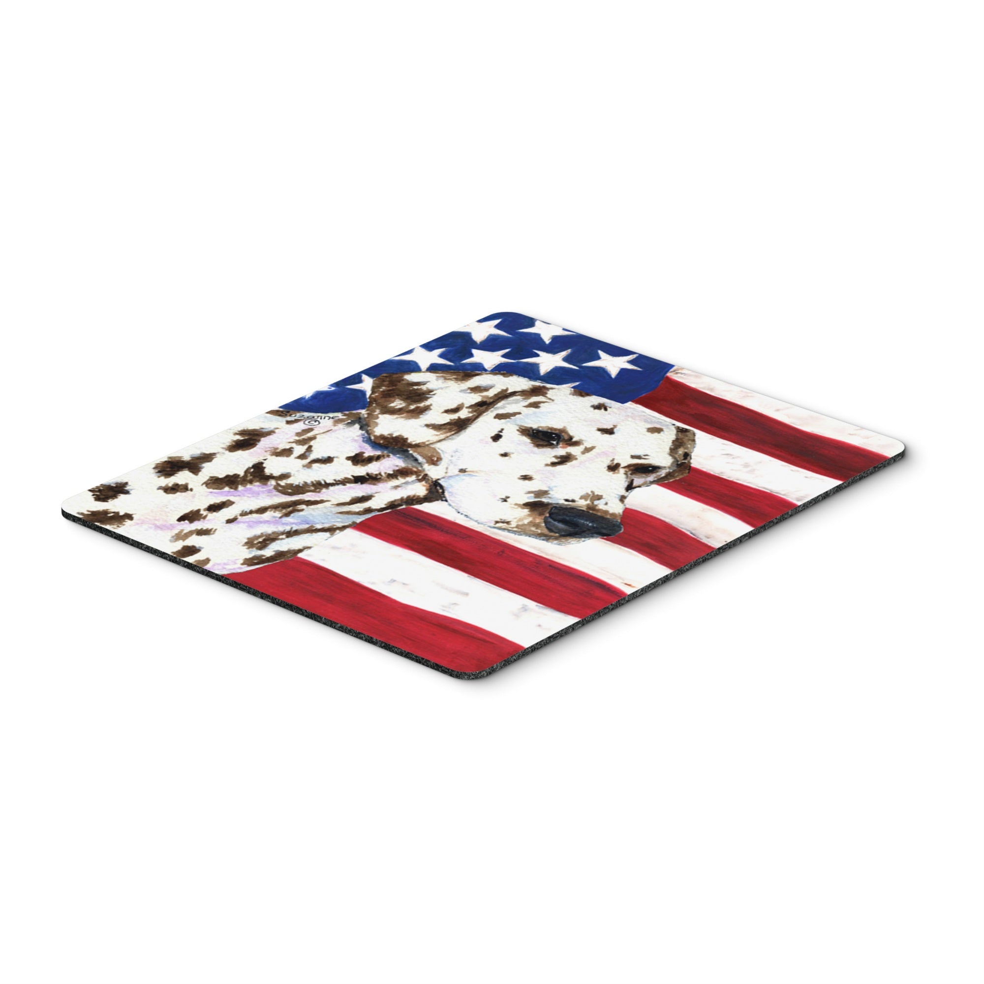 Caroline'S Treasures Mouse/Hot Pad/Trivet, Usa American Flag With Dalmatian (Ss4225Mp)