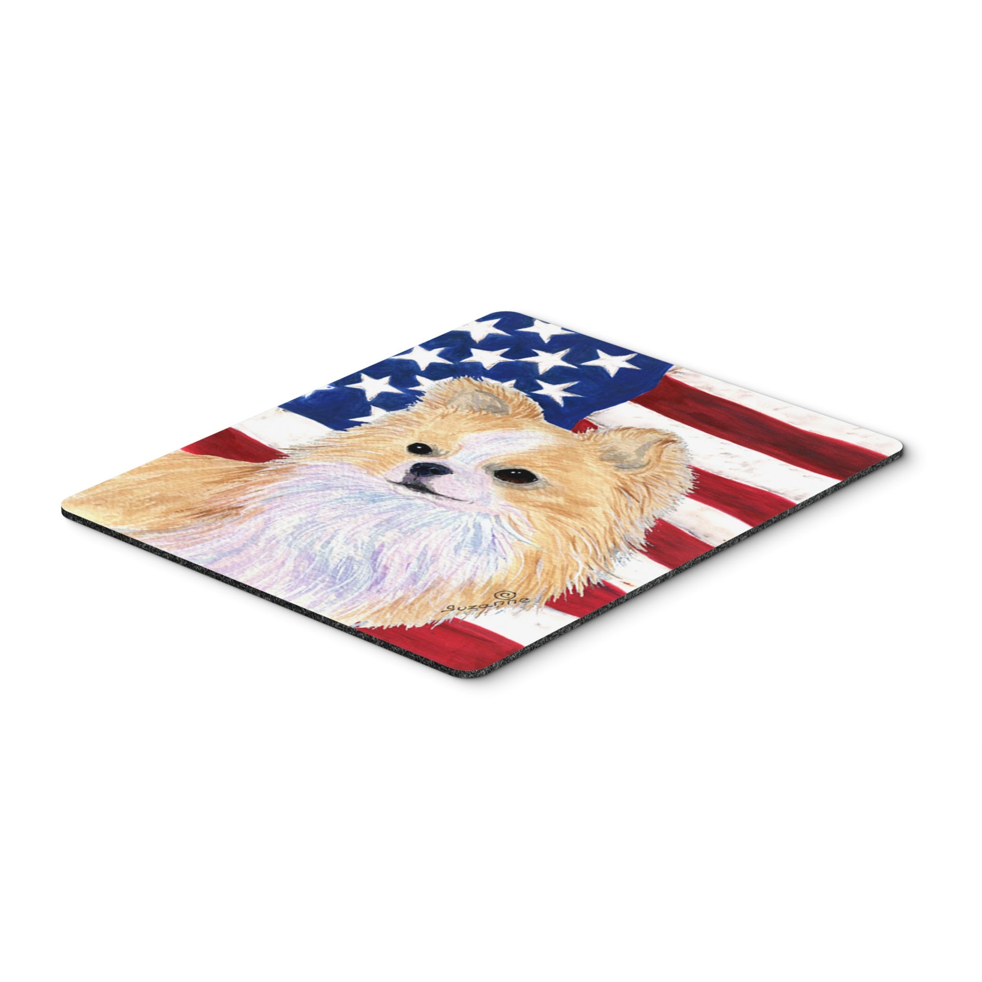 Caroline'S Treasures Mouse/Hot Pad/Trivet, Usa American Flag With Chihuahua (Ss4229Mp)