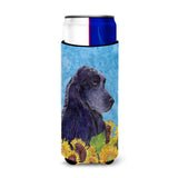 Cocker Spaniel In Summer Flowers Ultra Beverage Insulators For Slim Cans Ss4240Muk
